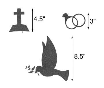 Tracing Template Set Marriage 3pc